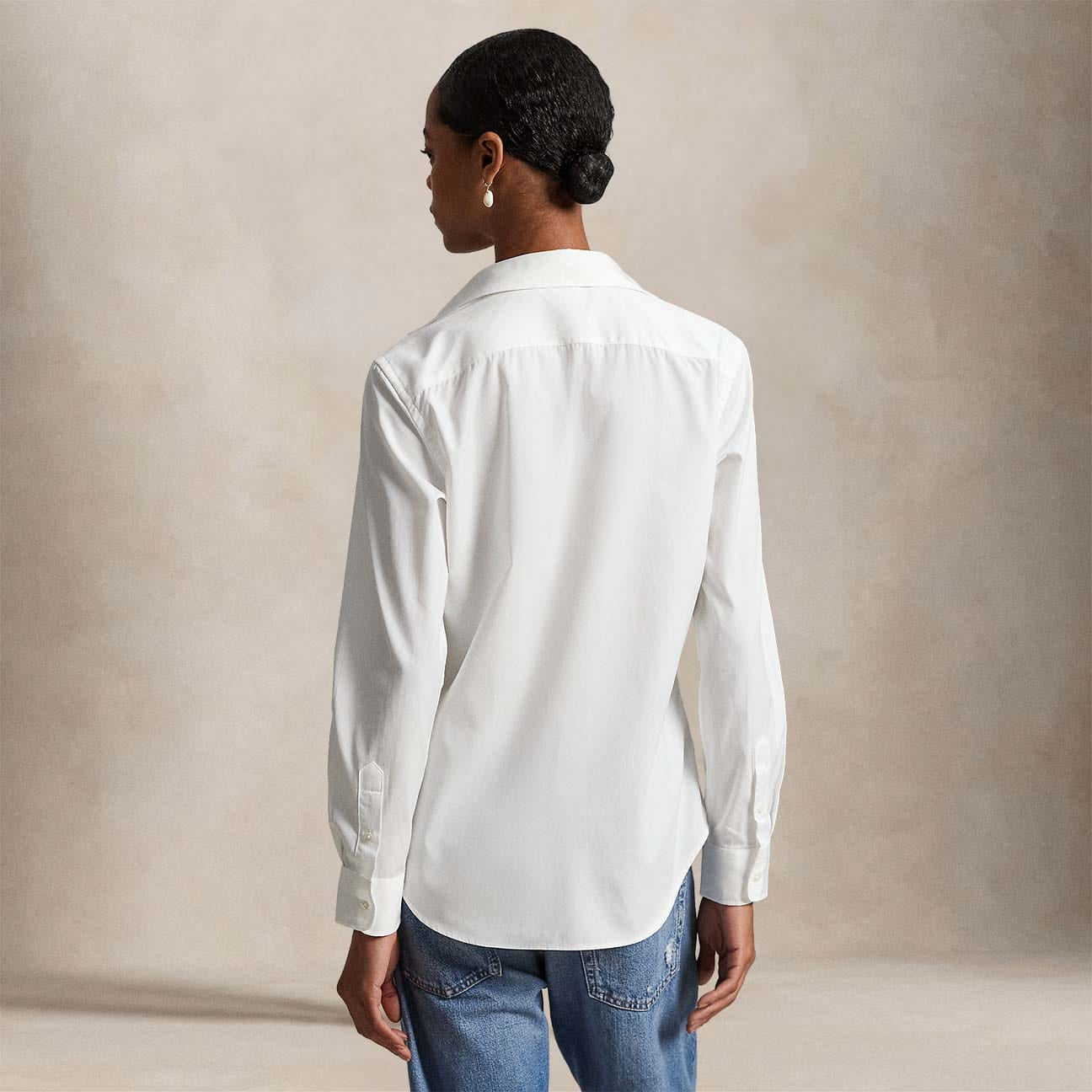 POLO RALPH LAUREN Camicia donna Classic Fit in cotone Bianco