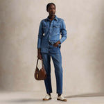 POLO RALPH LAUREN Camicia donna in denim Western Blue