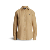 POLO RALPH LAUREN Camicia donna in lino Beige