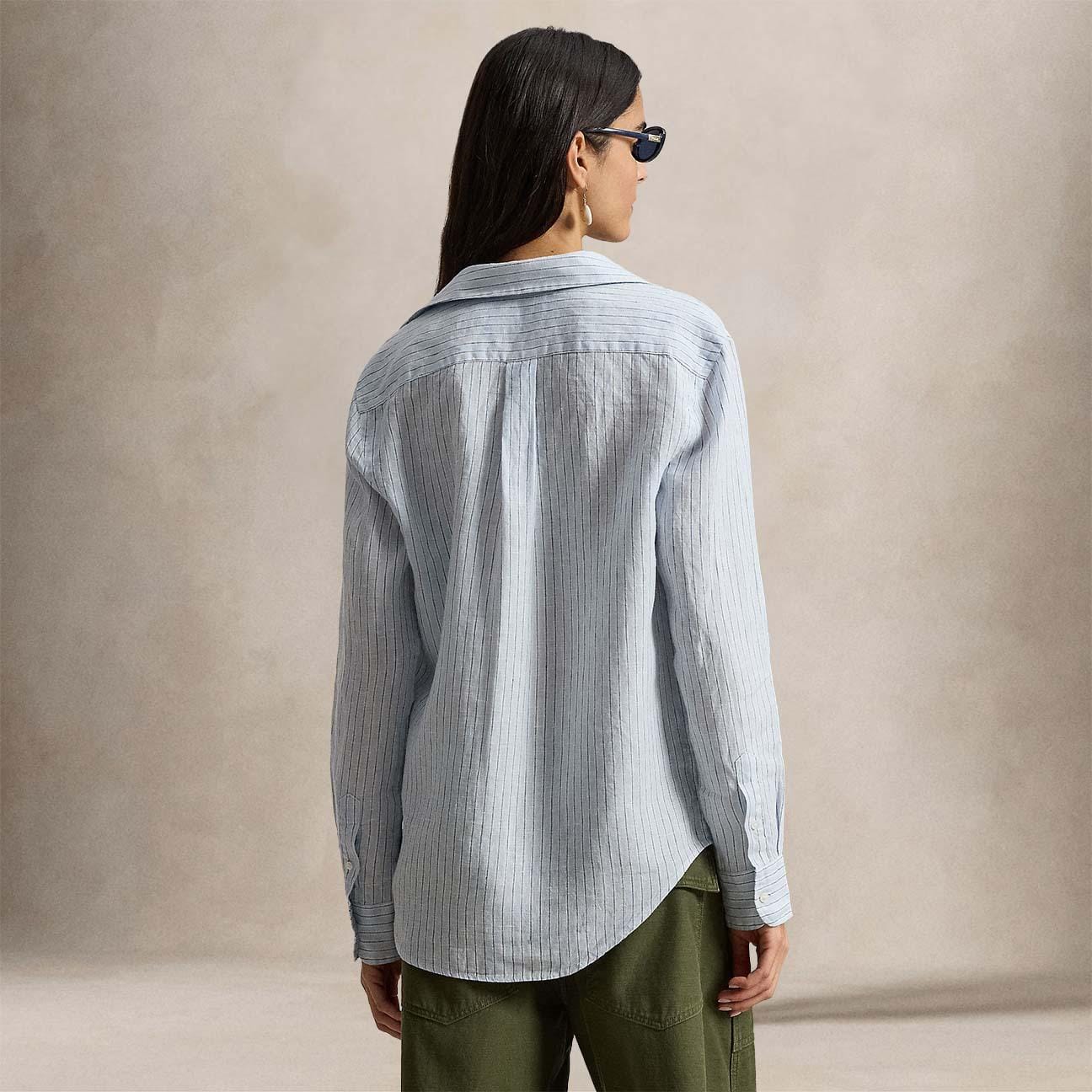 POLO RALPH LAUREN Camicia donna in lino Classic Fit