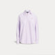 POLO RALPH LAUREN Camicia donna  in Oxford Relaxed Fit Lilla
