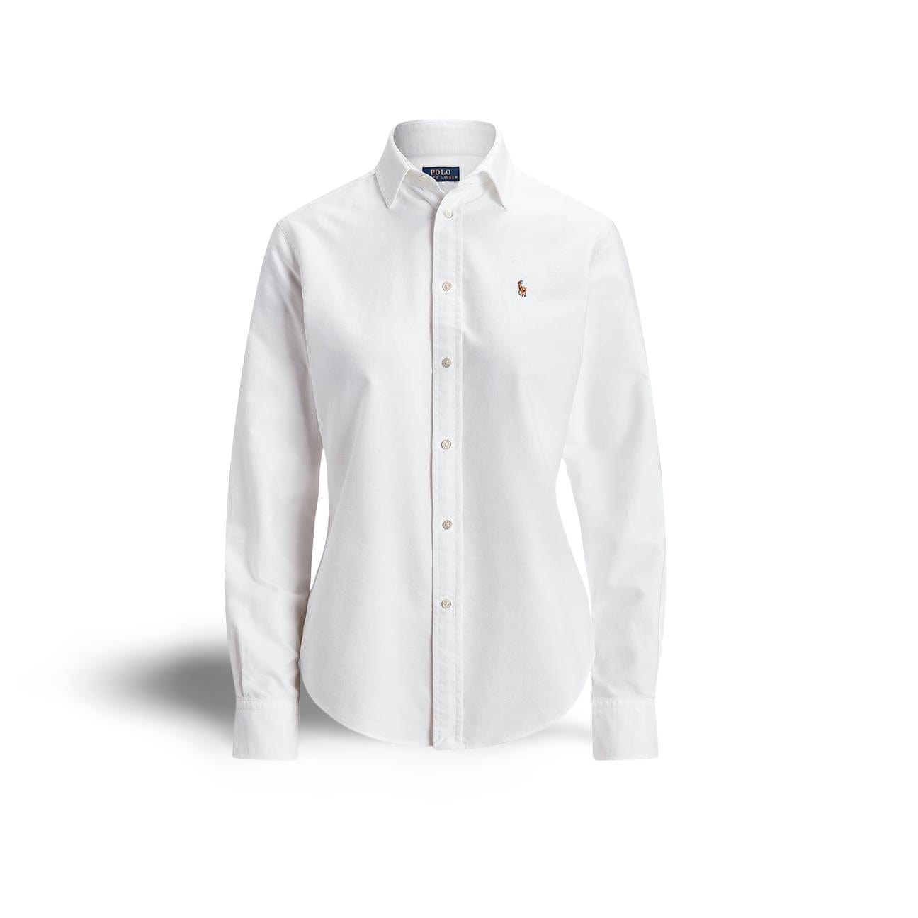 POLO RALPH LAUREN Camicia donna in Oxford Slim Fit Bianco