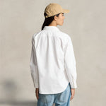 POLO RALPH LAUREN Camicia donna in Oxford Slim Fit Bianco
