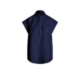 POLO RALPH LAUREN Camicia donna over in lino Blue