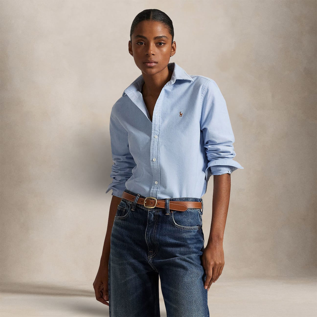 POLO RALPH LAUREN Camicia donna  Oxford in cotone Classic-Fit Bi