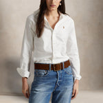 POLO RALPH LAUREN Camicia donna  Oxford in cotone Classic-Fit Bianco
