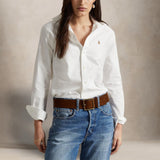 POLO RALPH LAUREN Camicia donna  Oxford in cotone Classic-Fit Bianco
