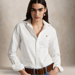 POLO RALPH LAUREN Camicia donna  Oxford in cotone Classic-Fit Bianco