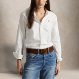 POLO RALPH LAUREN Camicia donna  Oxford in cotone Classic-Fit Bianco