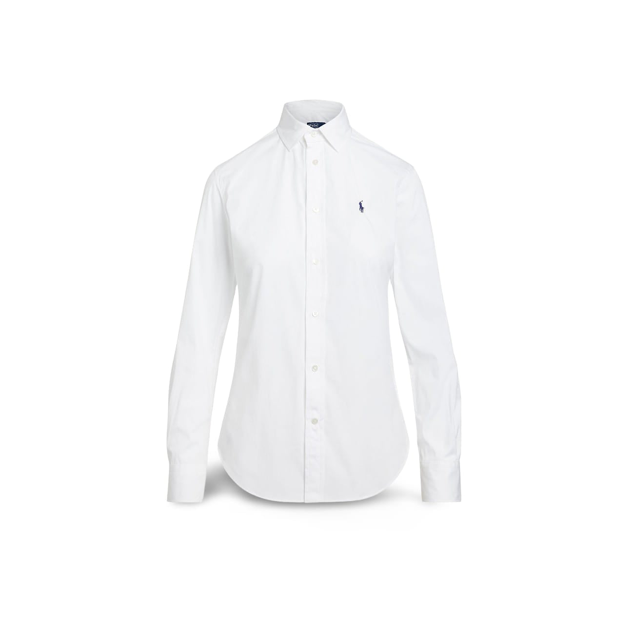 POLO RALPH LAUREN Camicia donna Slim Fit  in cotone Bianco