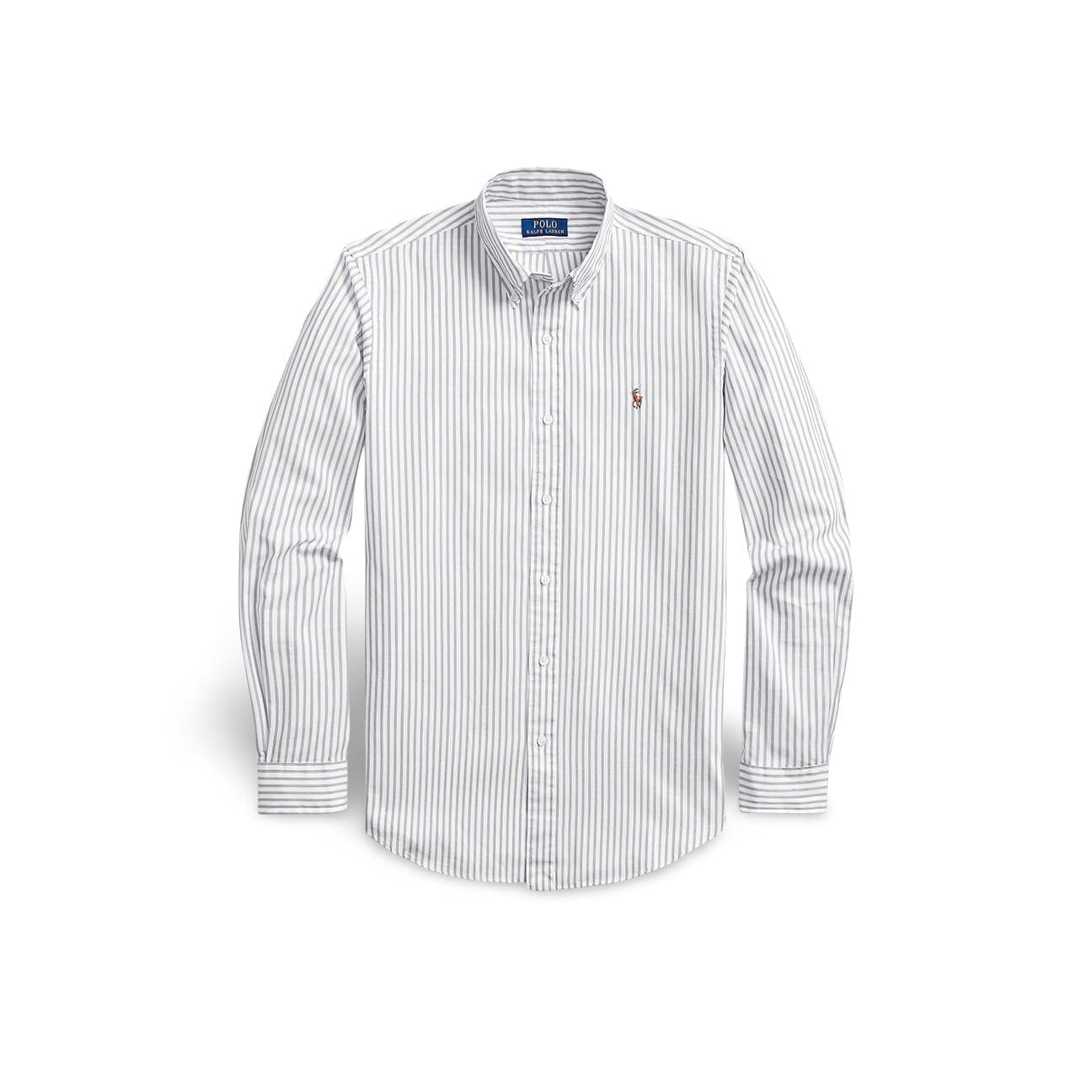 POLO RALPH LAUREN Camicia uomo a righe Oxford stretch Custom-Fit