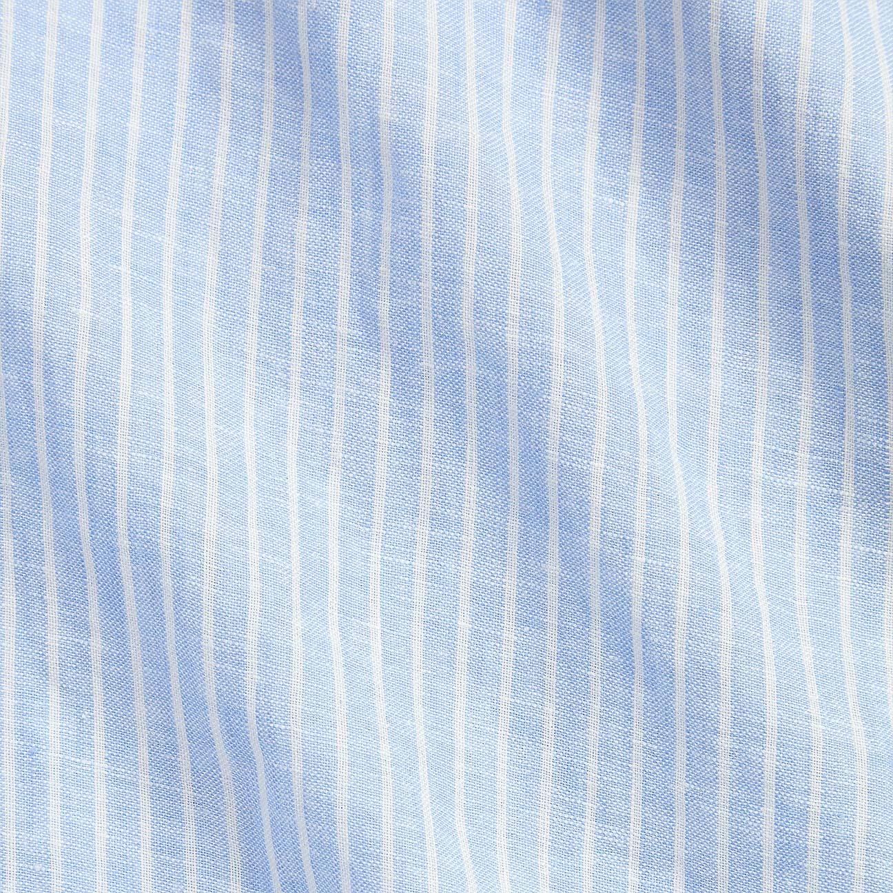 POLO RALPH LAUREN Camicia uomo Custom Fit in lino a righe