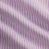 POLO RALPH LAUREN Camicia uomo Custom Fit in lino a righe Lavanda