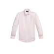 Camicia uomo Custom Fit in lino cotone seersucker Rosa