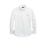 POLO RALPH LAUREN Camicia uomo Custom Fit in oxford Bianco