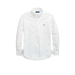 POLO RALPH LAUREN Camicia uomo Custom Fit in oxford Bianco