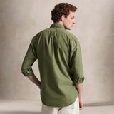 POLO RALPH LAUREN Camicia uomo Custom Fit in oxford Blue