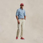 POLO RALPH LAUREN Camicia uomo  in chambray Slim-Fit