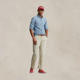POLO RALPH LAUREN Camicia uomo  in chambray Slim-Fit