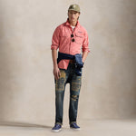 POLO RALPH LAUREN Camicia uomo in chino Classic Fit Rosso