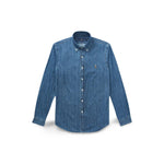 POLO RALPH LAUREN Camicia uomo in denim Blue