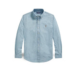 POLO RALPH LAUREN Camicia uomo in denim chambray Custom Fit