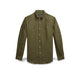 POLO RALPH LAUREN Camicia uomo in lino  Custim Fit Olive