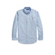 POLO RALPH LAUREN Camicia uomo in oxford Custom Fit Azzurro