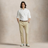 POLO RALPH LAUREN Camicia uomo in oxford Custom Fit Bianco