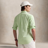 POLO RALPH LAUREN Camicia uomo in Oxford Dyed Leaf