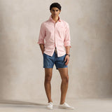 POLO RALPH LAUREN Camicia uomo in Oxford Dyed Rose