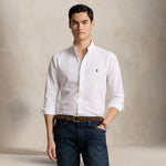 POLO RALPH LAUREN Camicia uomo in popeline stretch Bianco