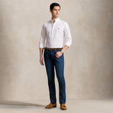 POLO RALPH LAUREN Camicia uomo in popeline stretch Bianco