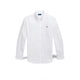 POLO RALPH LAUREN Camicia uomo  in seersucker Custom-Fit Bianco