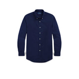 POLO RALPH LAUREN Camicia uomo  in seersucker Custom-Fit Blue
