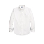 POLO RALPH LAUREN Camicia uomo  in twill Custom-Fit Bianco