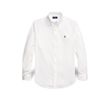 POLO RALPH LAUREN Camicia uomo  in twill Custom-Fit Bianco