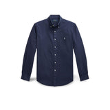 POLO RALPH LAUREN Camicia uomo  in twill Custom-Fit Blue