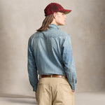 POLO RALPH LAUREN Camicia uomo  western in denim