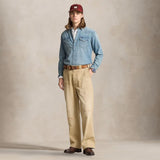 POLO RALPH LAUREN Camicia uomo  western in denim