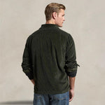 POLO RALPH LAUREN Camicia uomo Work in velluto Olive