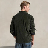POLO RALPH LAUREN Camicia uomo Work in velluto Olive