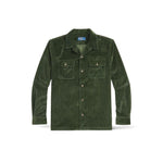 POLO RALPH LAUREN Camicia uomo Work in velluto Olive