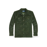 POLO RALPH LAUREN Camicia uomo Work in velluto Olive