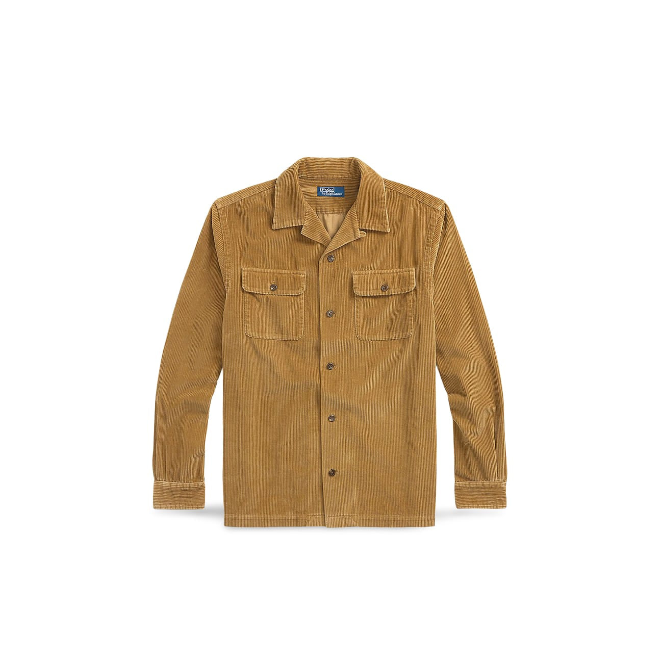 POLO RALPH LAUREN Camicia uomo Work in velluto Tan