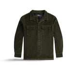 POLO RALPH LAUREN Camicia uomo work in velluto Verde
