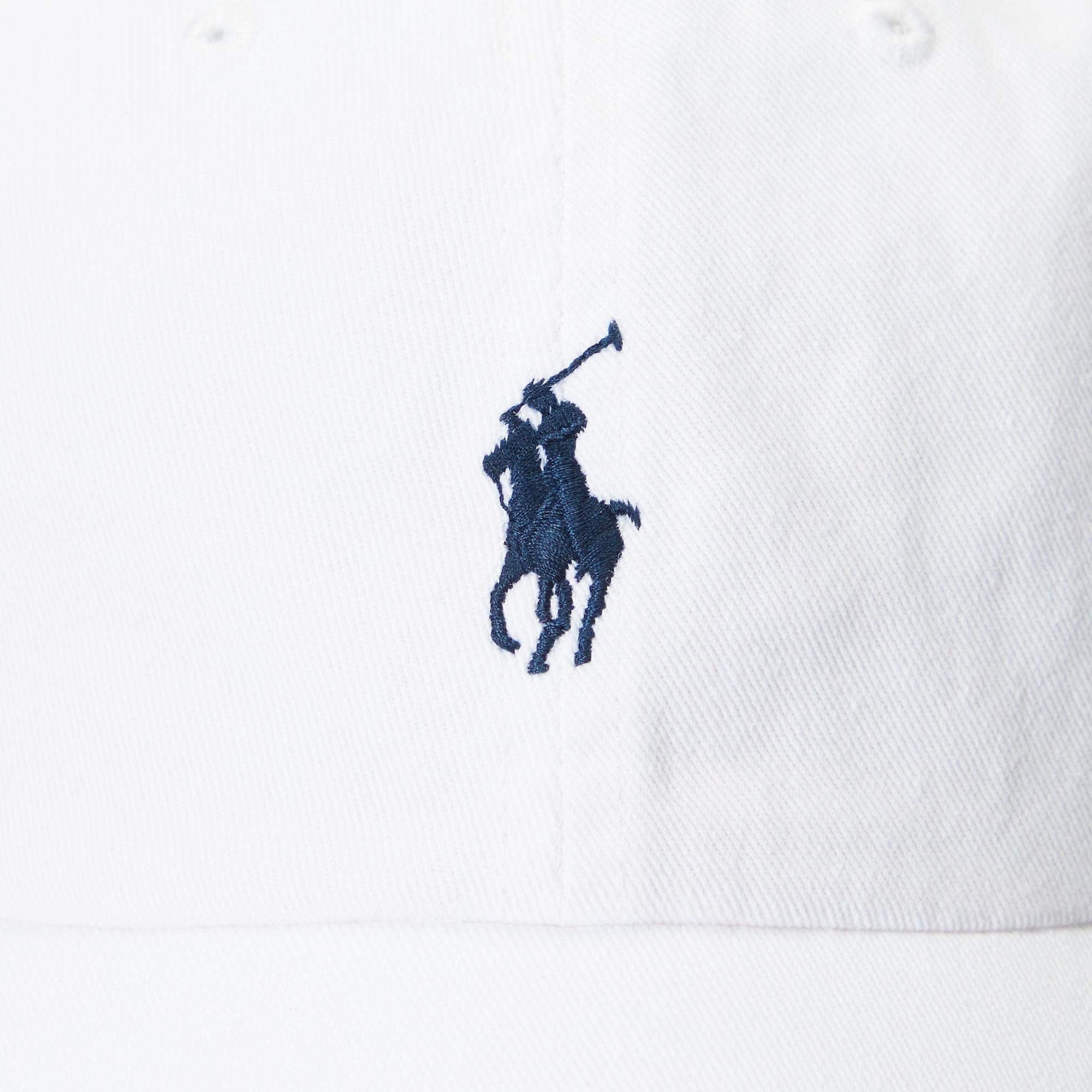 POLO RALPH LAUREN Cappellino da baseball in chino Bianco