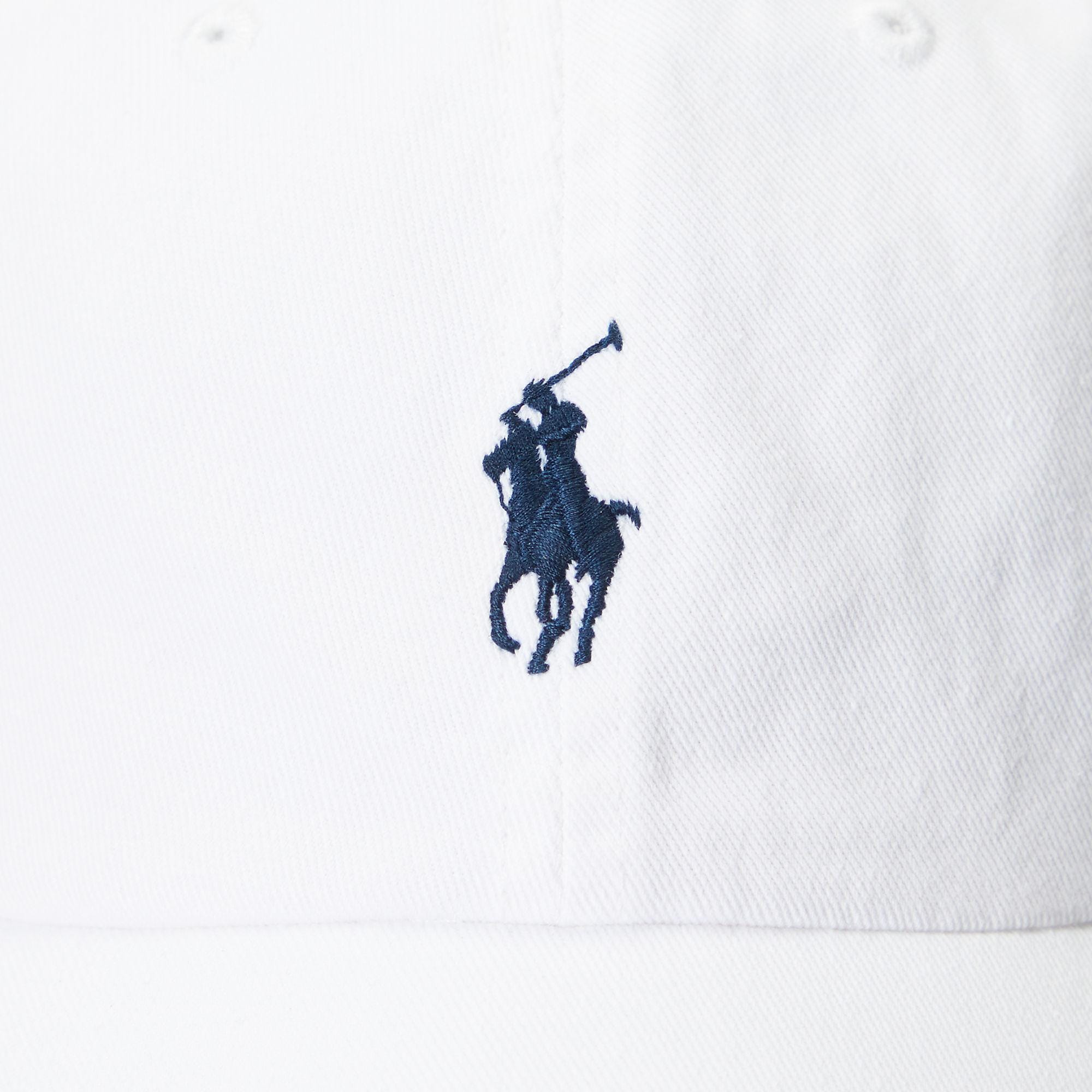 POLO RALPH LAUREN Cappellino da baseball in chino Bianco