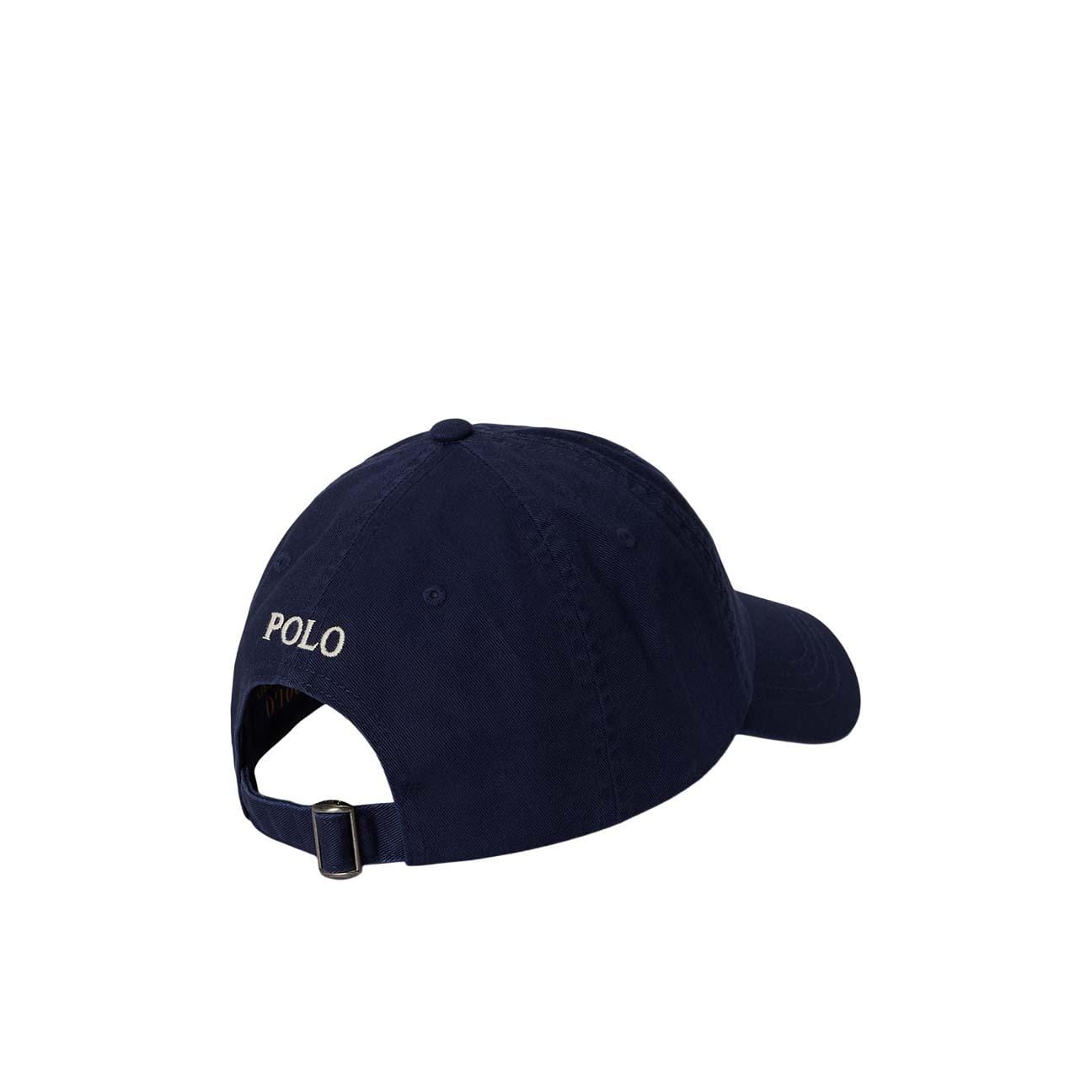 POLO RALPH LAUREN Cappellino da baseball in chino Blue