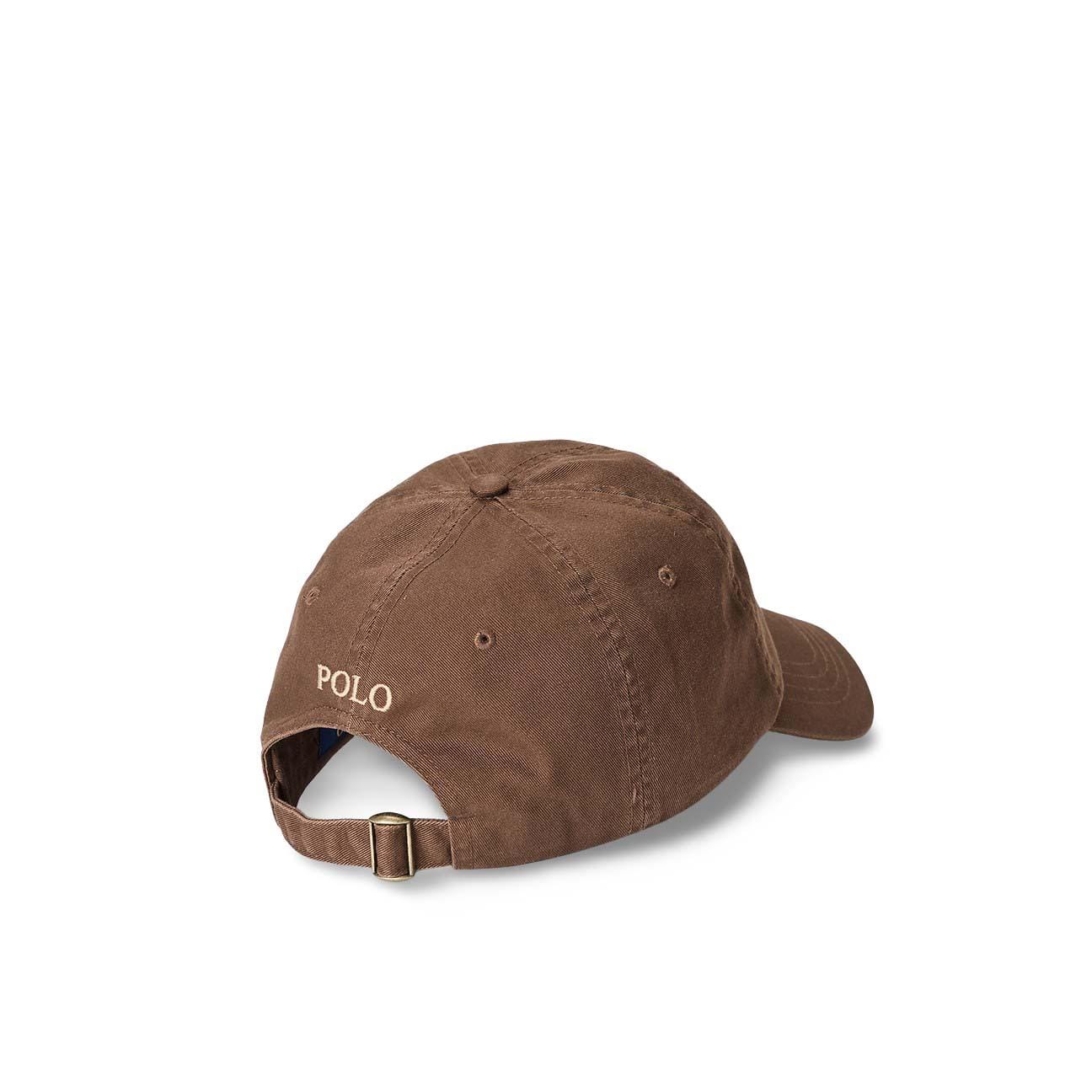 POLO RALPH LAUREN Cappellino da baseball in chino Brown